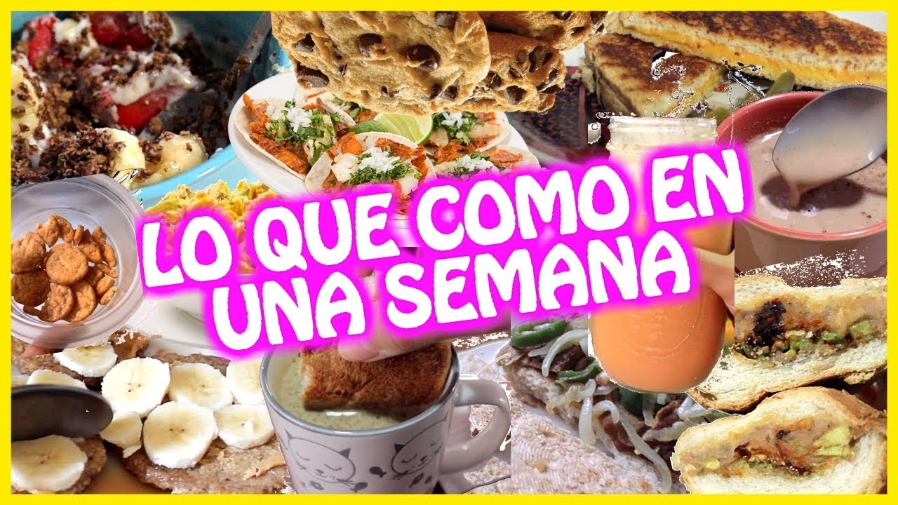 lo que comí en una semana de septiembre aunque ya es octubre :P