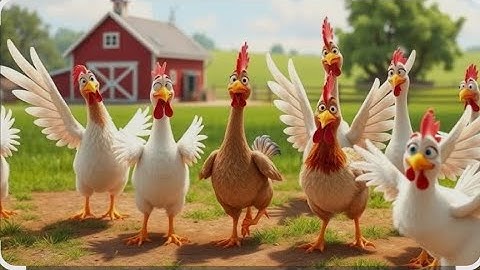 J. Geco - Chicken Song For 5 Minutes Straight | The hens Song & Chicken Dance Song Video 2025 #viral