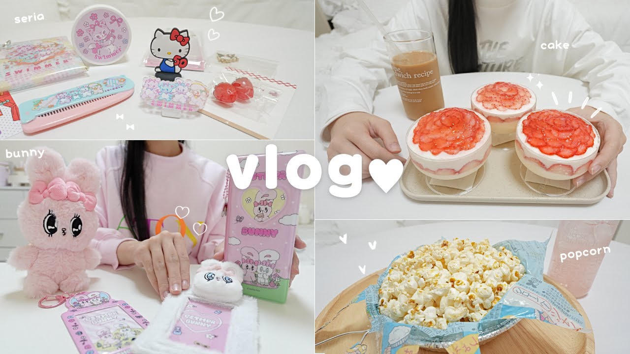 productive days in my life | strawberry dessert esther bunny