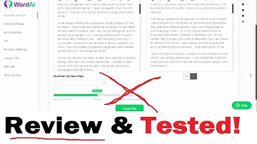 Wordai Review - Still Suck? 3 Years of Article Spinning Comparisons!