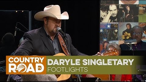 Thumbnail of Daryle Singletary sings "Footlights"