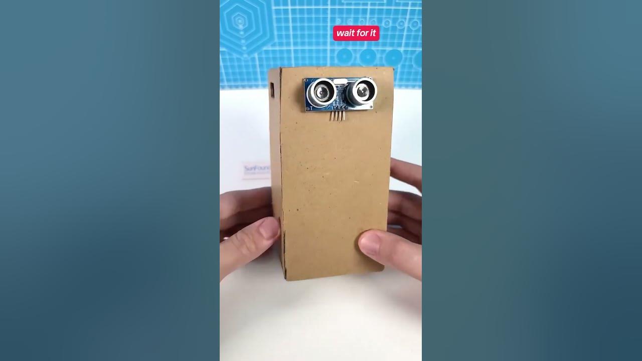 Smart Trash Can Prototype with ESP32 #audiomodule - YouTube