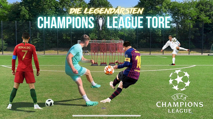WIR STELLEN DIE LEGENDÄRSTEN CHAMPIONS LEAGUE TORE NACH!⚽️🚀 | SkillsMitMarvin