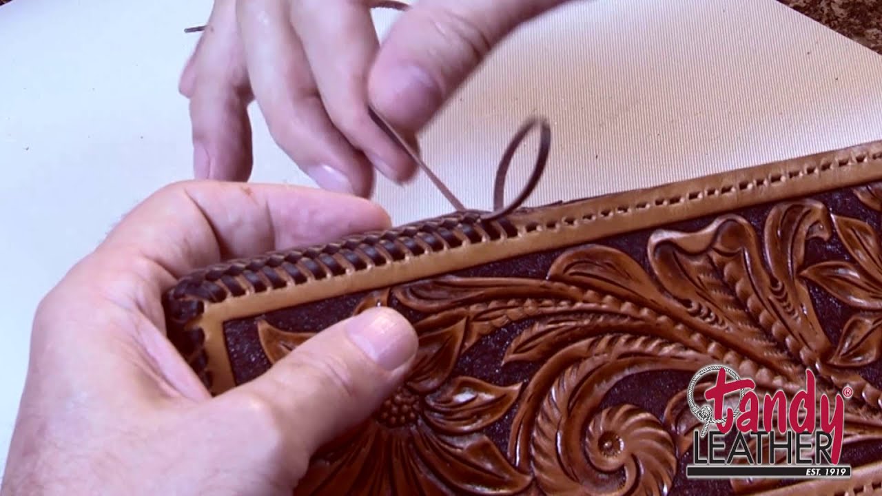 Learning Leathercraft with Jim Linnell – Lesson 13: Double Loop Lacing 
