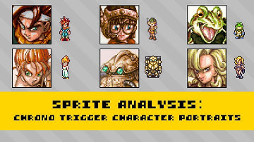 Sprite Analysis | Chrono Trigger Character Portraits