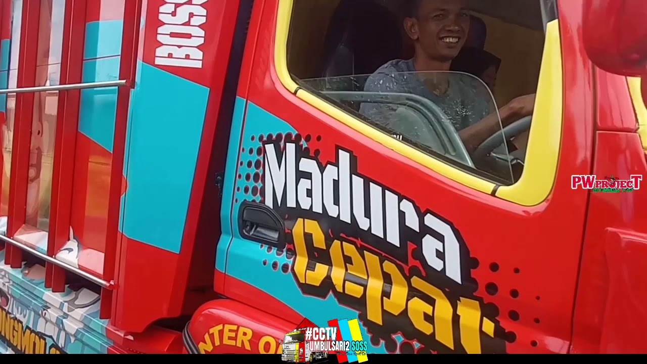 VIRAL TRUK  MBOIS MADURA CEPAT FULL OLENG MAU MUAT  