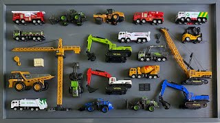Koleksi Alat Berat Mini Dump Truck, Excavator, Bulldozer, Beko, Truk Molen, Forklift Realistis