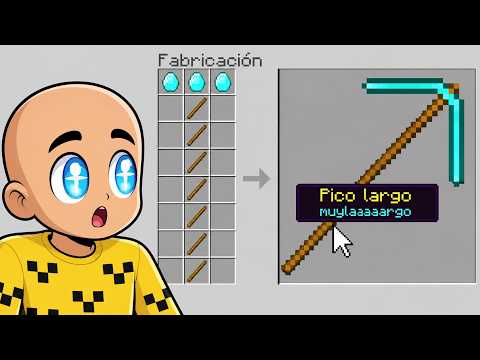 Minecraft, but the Crafting Recipes are SUPER LONG...