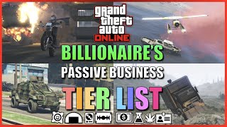 GTA Billionaire's PASSIVE Business Tier List | Best Ways to Make Easy Millions!