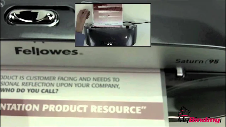 Fellowes Saturn 95 Pouch Laminator Demo - 5213201