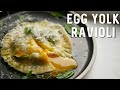 Egg Yolk and Ricotta Stuffed Ravioli