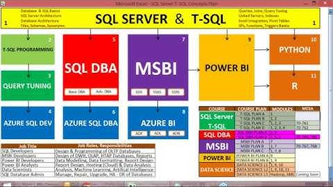 SQL Server and T SQL Training Free Demo