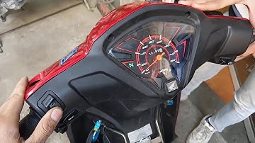 WAVE RSX 2020 lên combo LED PHA + CÔNG TẮC TẮT ĐÈN