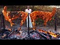 Whole Lamb Roast Recipe | Grilled Full Goats Recipe | Big Tandoori Bakra | Grandpa Kitchen