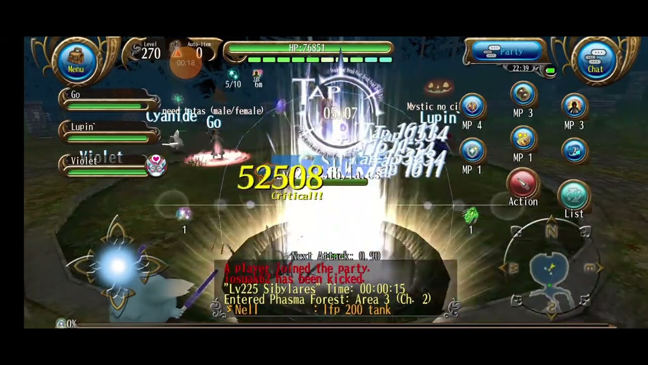 Toram Online: Staff/Shield tanking Sibylares (Hard) ft. Go
