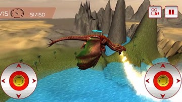 Flying Fire Dragon Flight Simulator Walkthroug | IOS GamePlay