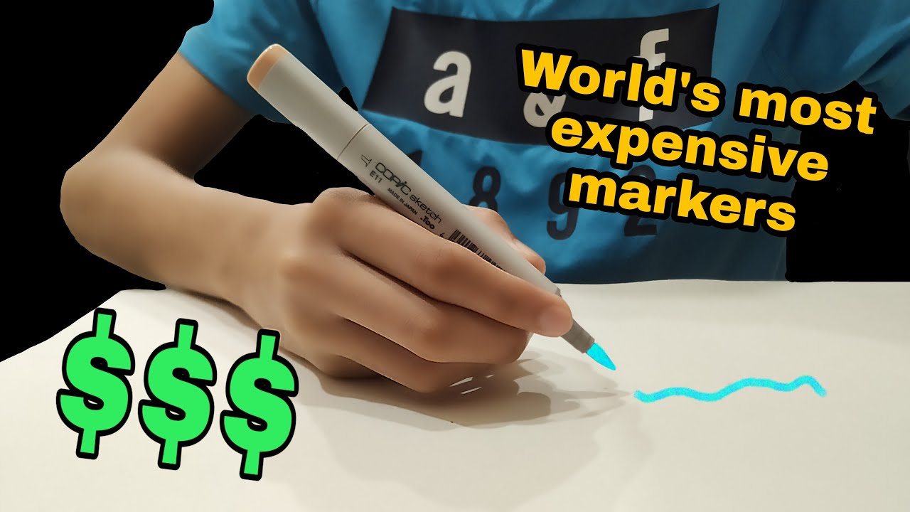 REVIEWING THE WORLDS MOST *EXPENSIVE* MARKERS YouTube