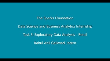 The Sparks Foundation Task 3: Data Science & Business Analytics Internship