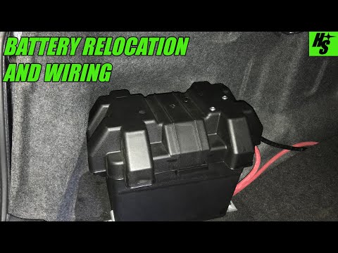 2013 STi Build Part 18 - Battery Relocation How To