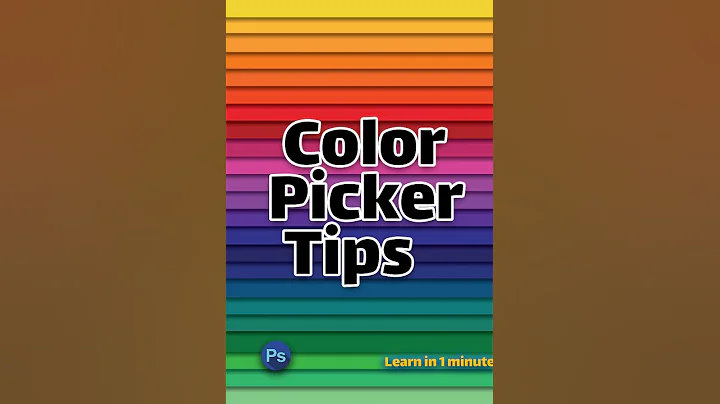 Choose colors in Adobe Photoshop - Photoshop Eyedropper Tips #Shorts