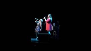 Video thumbnail of "Kristin Chenoweth and 17 year old connect flawlessly on an unrehearsed duet of For Good. Amazing!"