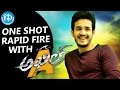 one shot rapid fire with akhil akkineni talking movies with idream