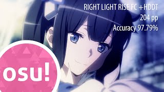 RIGHT LIGHT RISE FC +HDDT 204 pp