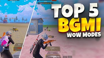 Top 5 WOW Modes in BGMI You Must Try! 🚀🔥