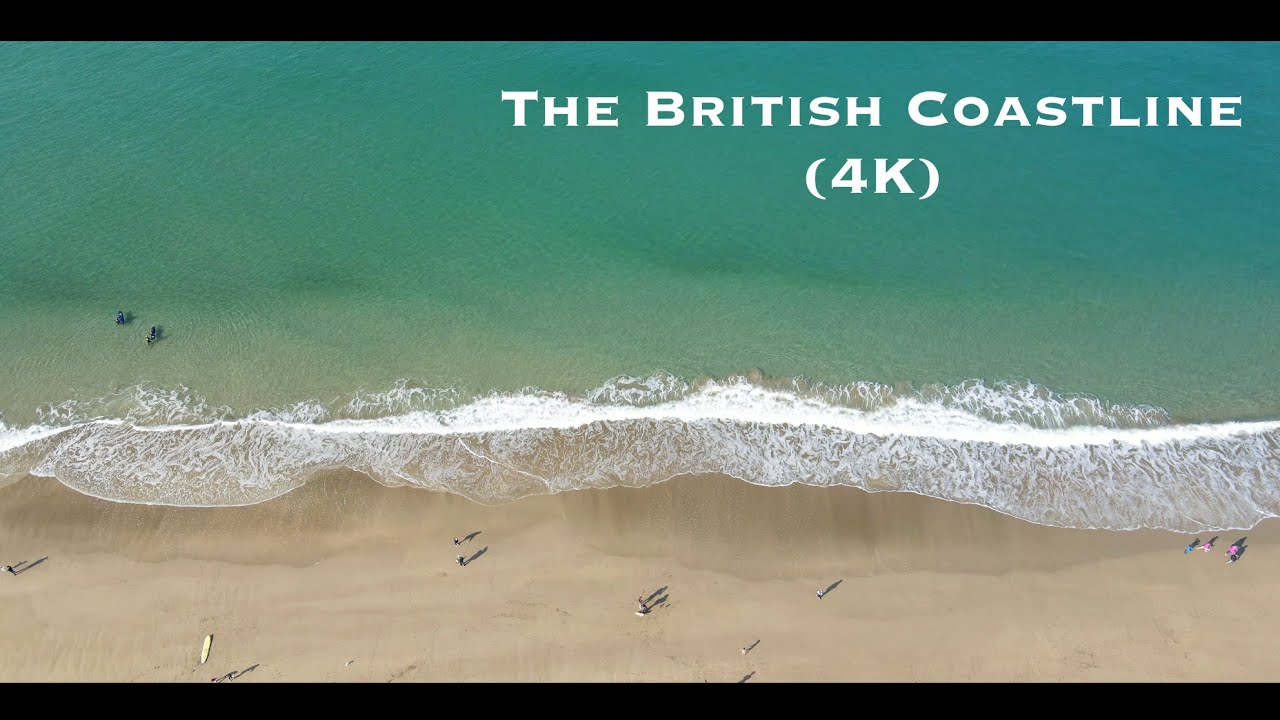 Drone Highlights - The British Coastline (4K)