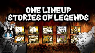 Battle Cats | One Lineup, STORIES OF LEGENDS [ALL Sub Chapters 1  49]
