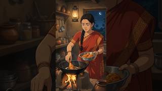 Traditional Village Chicken Fry | Relaxing Cooking Sounds & Family Feast #asmr#ghiblistyle#village