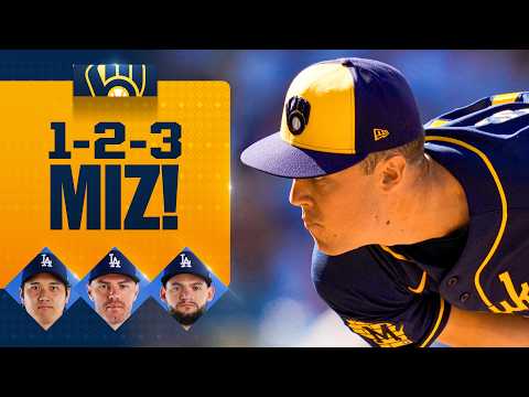 Jacob Misiorowski retires Dodgers' Shohei Ohtani, Freddie Freeman & Andy Pages in the 1st inning!