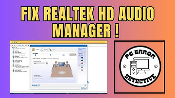 Hoe u het probleem met Realtek HD Audio Manager in Windows 10 kunt oplossen: het programma wordt ...