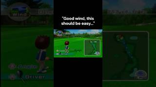 When you think it'll be a good shot... Wii Sports Resort Golf Hole 12 #WiiSportsResort #Shorts