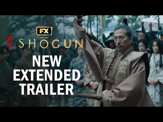 Shōgun - New Extended Trailer | Hiroyuki Sanada, Cosmo Jarvis, Anna Sawai | FX class=