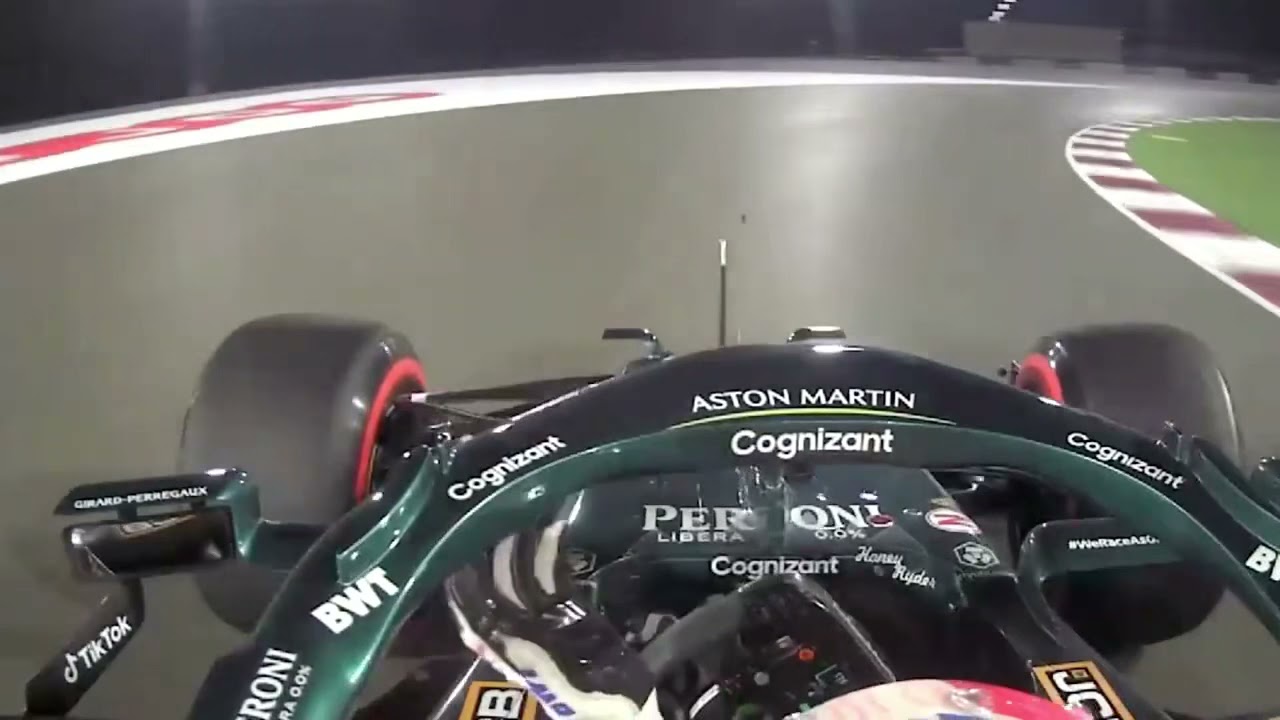 FP2 2021 Qatar Grand Prix | Sebastian Vettel - Lewis Hamilton