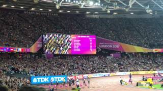 Bolt World Championships 2017 100m heats