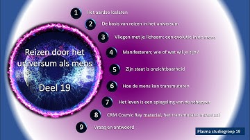 19. Plasma Studiegroep 10 december  2024