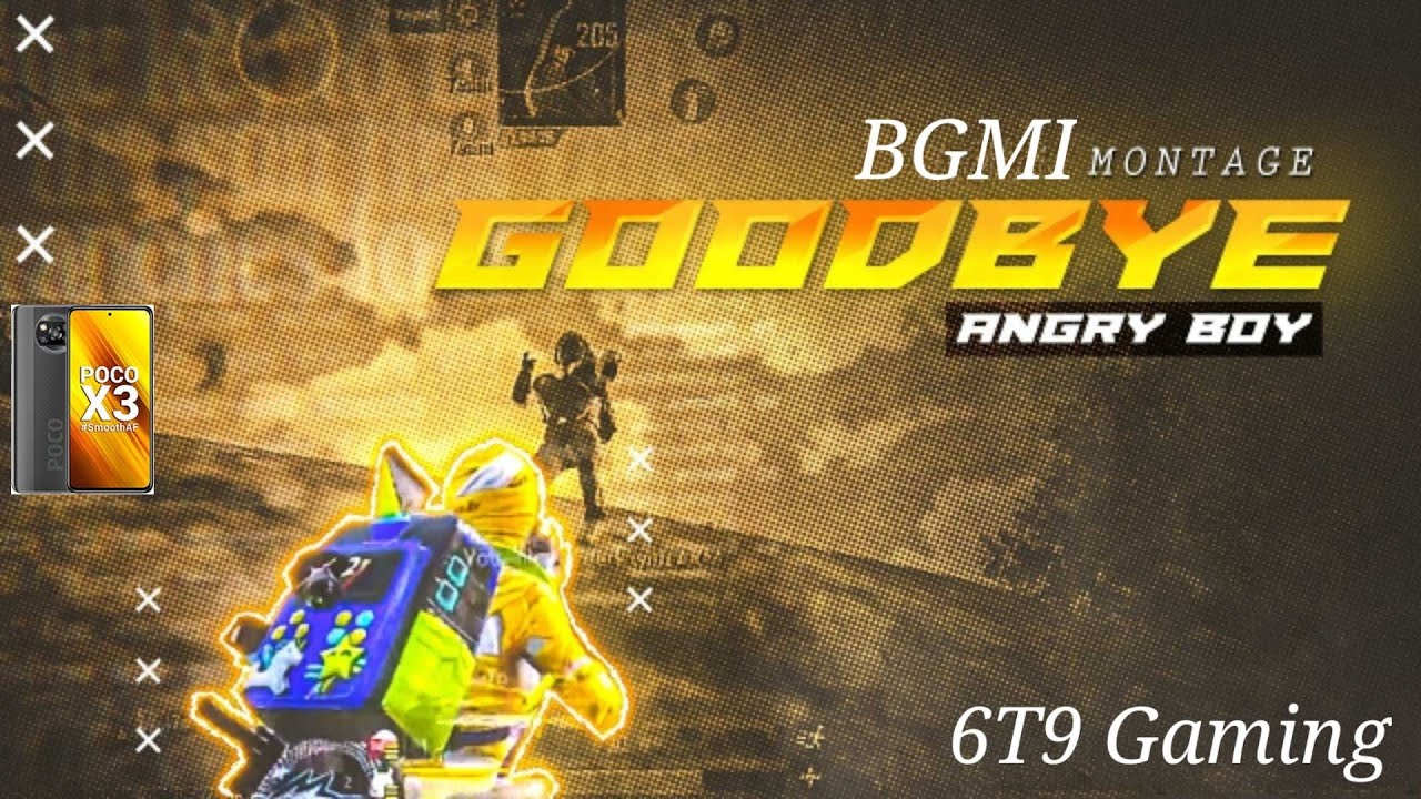 ⚡GOODBYE👋| Bgmi Montage | 6T9 Gaming | Solo Rush | Google Baba Gaming | Akki2Op
