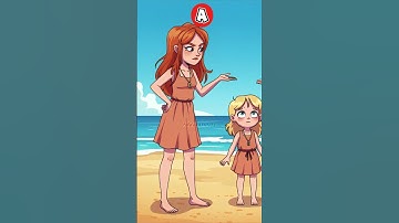 Spot The Real Sister Before Time Runs Out! #riddle #brainteasers #shorts