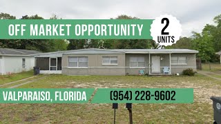 2 UNITS IN VALPARAISO, FLORIDA 32580