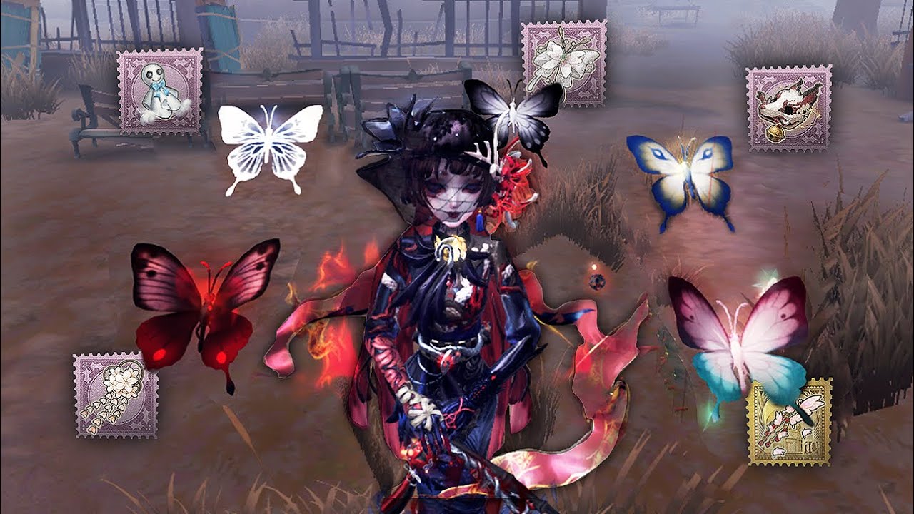 Identity V | TRYING ALL THE ACCESSORIES ON GEISHA'S NEW HALLOWEEN SKIN | PC Geisha Rank