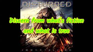 DISTURBED - OPEN YOUR EYES (Lyric Video)