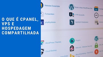 O QUE É CPANEL, VPS E HOSPEDAGEM COMPARTILHADA