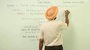 FREE LECTURE ICSE CLASS 11 MATH l The Circles | Example General Equation of Circle l L8