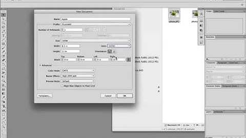 Adobe Illustrator CS6 - 1 - Create a New Document