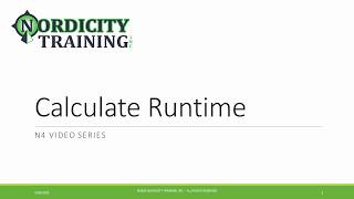 Calculate Equipment Runtime in a Niagara (N4) Station
