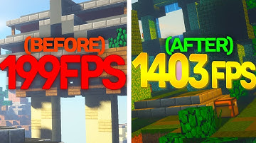 How To DRASTICALLY Improve and Increase FPS in Minecraft!