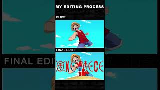 My Editing Process #anime #big3 #aftereffects #animeedit
