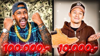 100.000 kr VS 10.000 kr OUTFIT CHALLENGE!